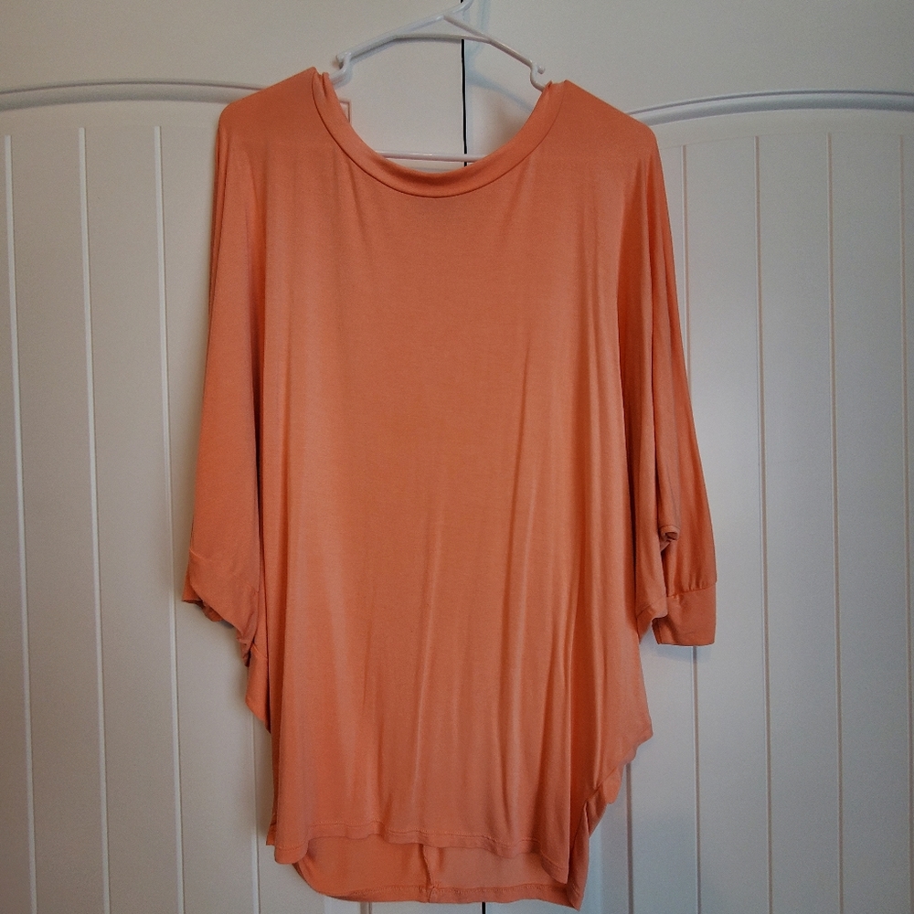 Almost Pink Top Oversized Medium Fit- B104